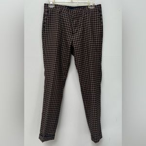 Paul Smith Black & Brown Checked Gents Trousers